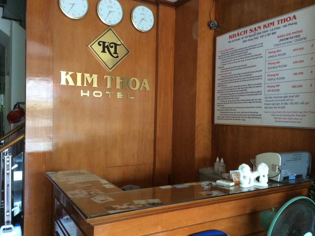 Kim Thoa Hotel Hai Phong Exterior photo